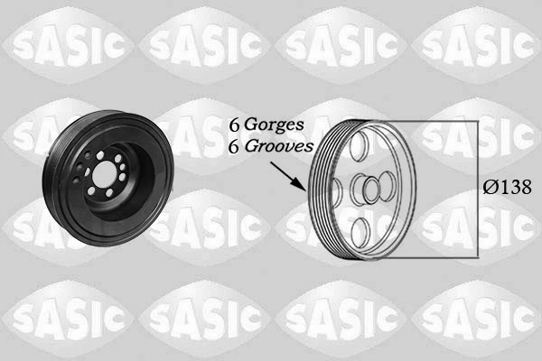 Belt Pulley, crankshaft