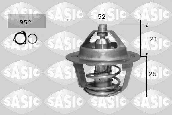 Thermostat, coolant