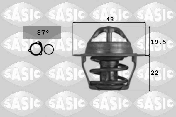 Thermostat, coolant