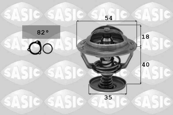 Thermostat, coolant