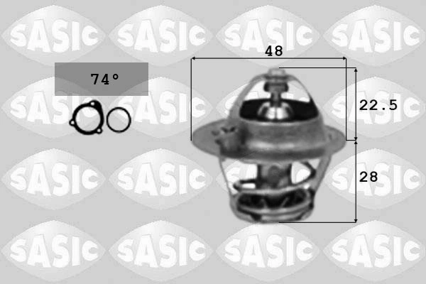 Thermostat, coolant