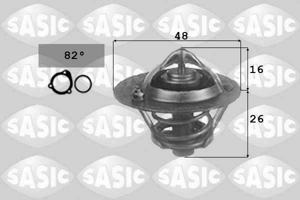 Thermostat, coolant