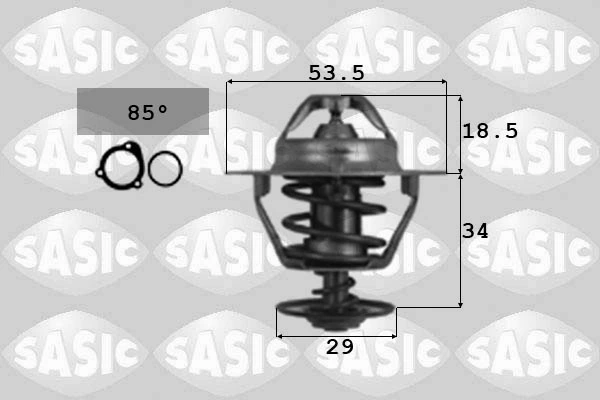 Thermostat, coolant