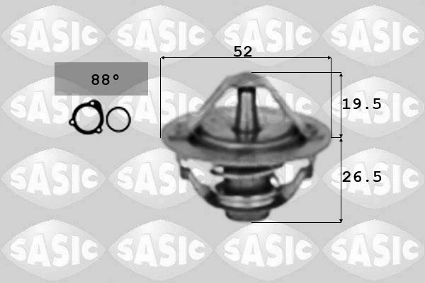 Thermostat, coolant