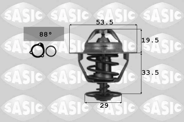 Thermostat, coolant