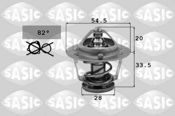 Thermostat, coolant