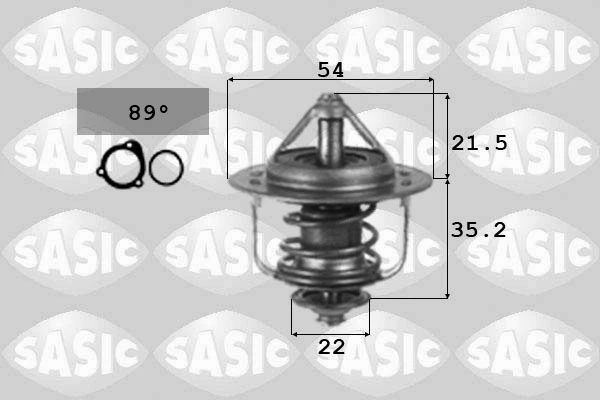 Thermostat, coolant