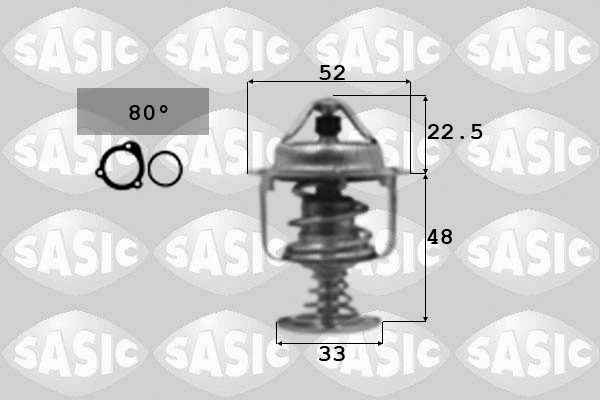 Thermostat, coolant