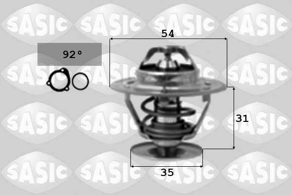 Thermostat, coolant