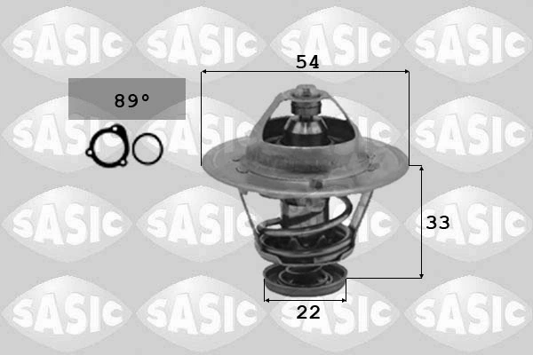 Thermostat, coolant