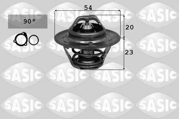 Thermostat, coolant