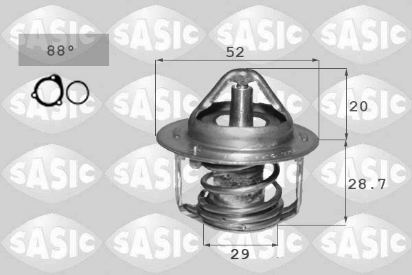 Thermostat, coolant