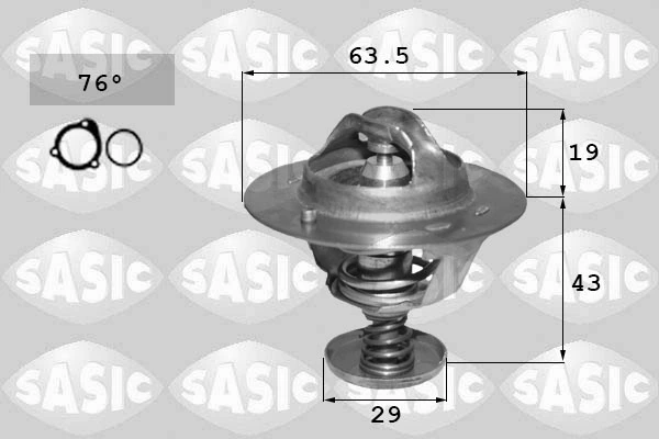 Thermostat, coolant