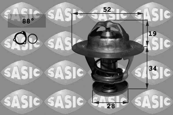 Thermostat, coolant