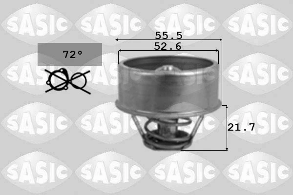 Thermostat, coolant