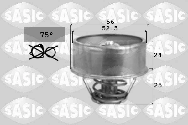 Thermostat, coolant