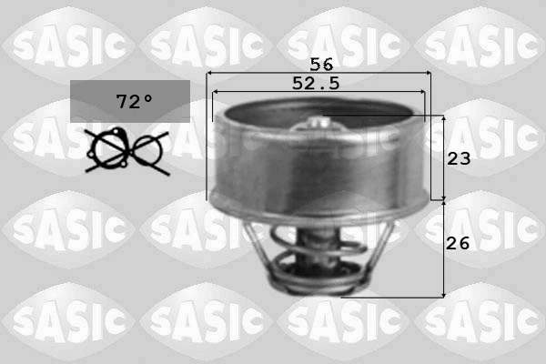 Thermostat, coolant
