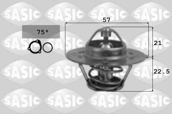 Thermostat, coolant