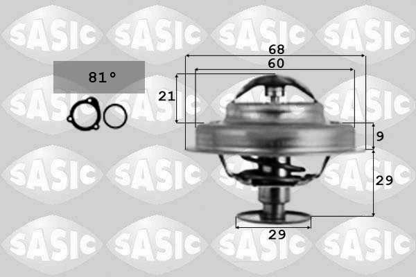 Thermostat, coolant
