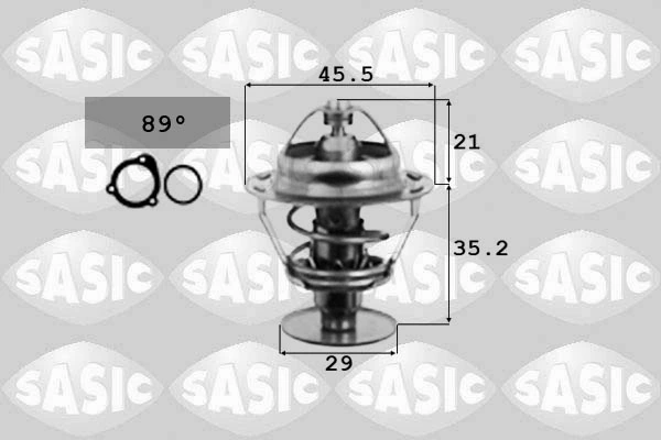 Thermostat, coolant