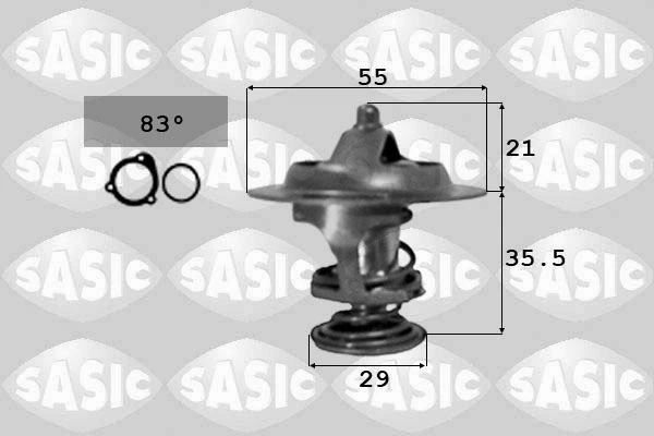 Thermostat, coolant