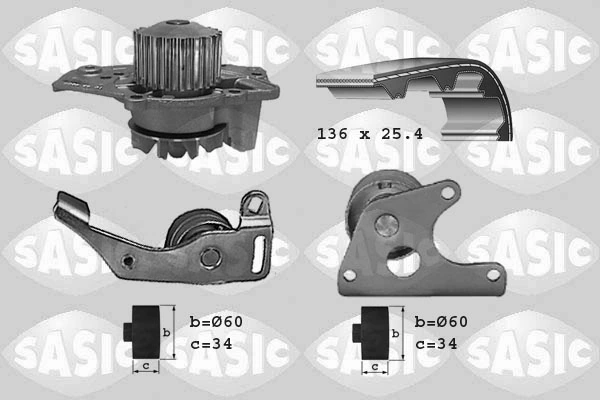 Water Pump & Timing Belt Kit