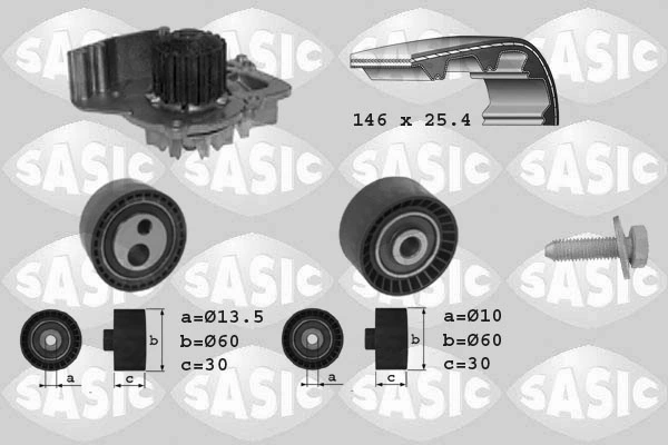 Water Pump & Timing Belt Kit