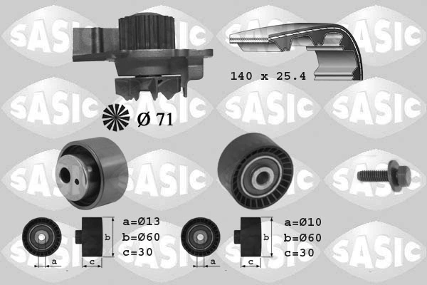 Water Pump & Timing Belt Kit