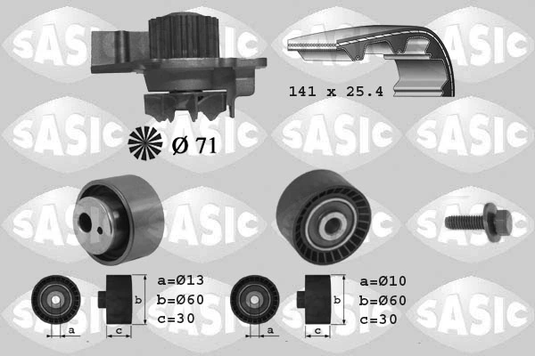 Water Pump & Timing Belt Kit