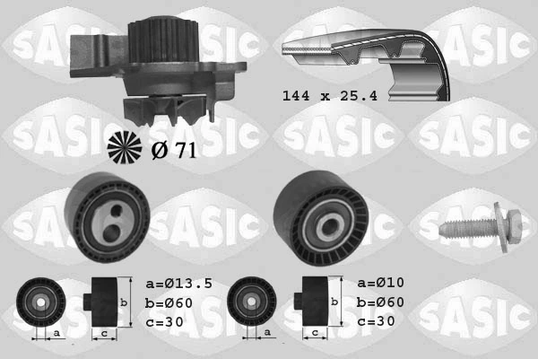 Water Pump & Timing Belt Kit