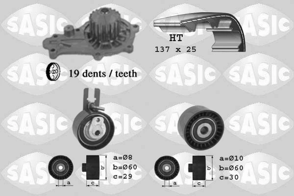 Water Pump & Timing Belt Kit