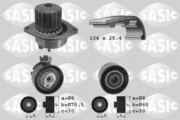 Water Pump & Timing Belt Kit