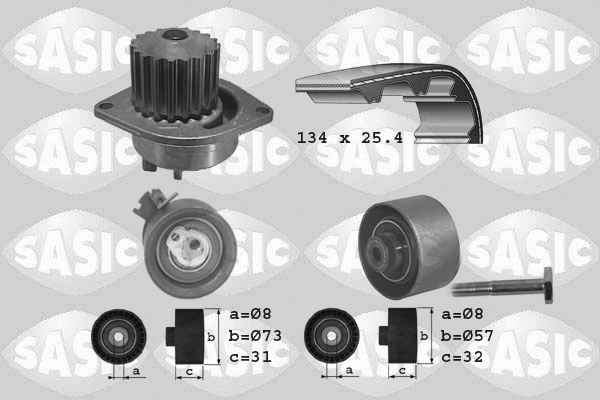 Water Pump & Timing Belt Kit