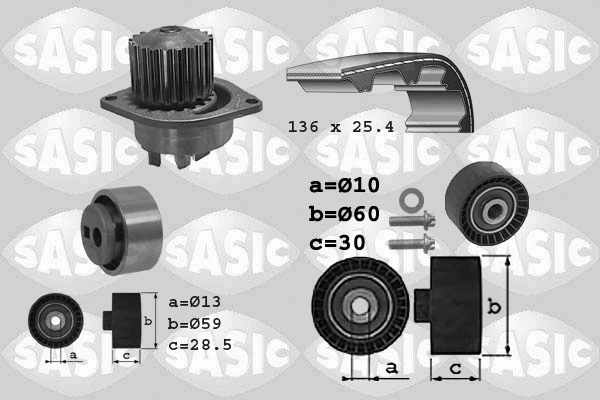 Water Pump & Timing Belt Kit