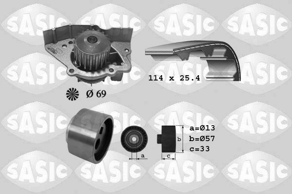 Water Pump & Timing Belt Kit