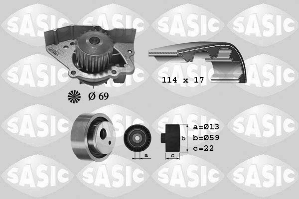 Water Pump & Timing Belt Kit