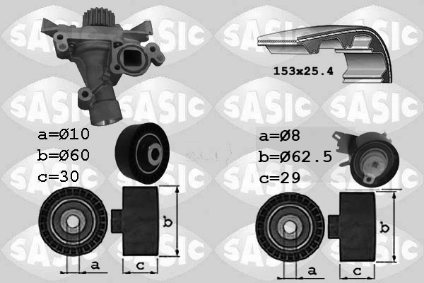 Water Pump & Timing Belt Kit