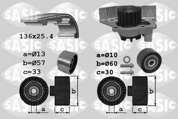 Water Pump & Timing Belt Kit