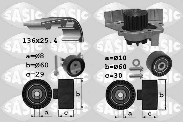 Water Pump & Timing Belt Kit