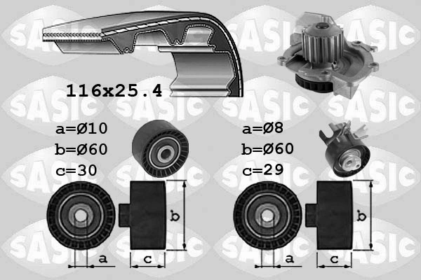 Water Pump & Timing Belt Kit