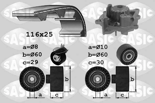 Water Pump & Timing Belt Kit