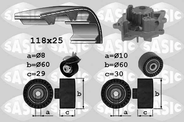 Water Pump & Timing Belt Kit
