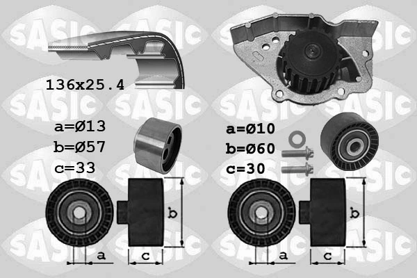 Water Pump & Timing Belt Kit