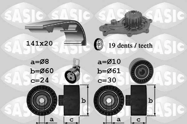 Water Pump & Timing Belt Kit