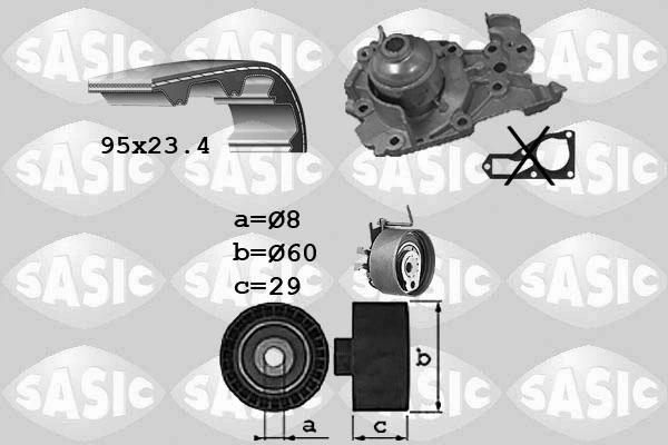Water Pump & Timing Belt Kit