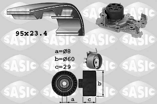 Water Pump & Timing Belt Kit
