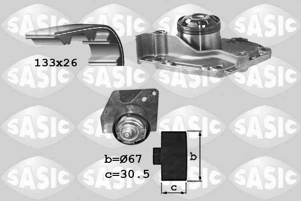 Water Pump & Timing Belt Kit