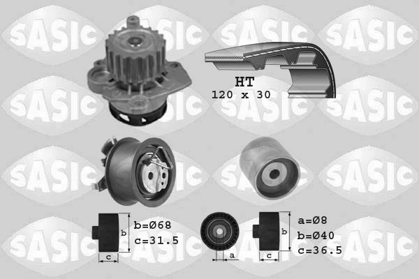 Water Pump & Timing Belt Kit