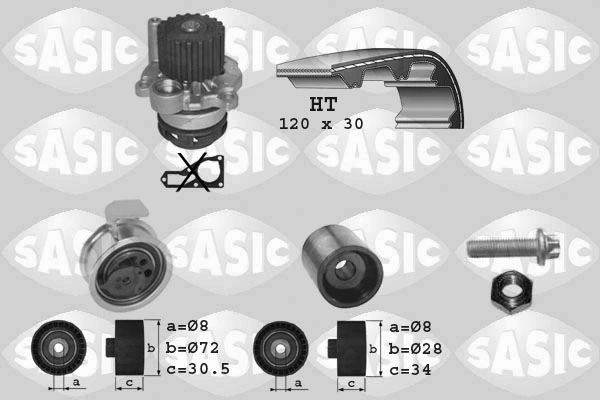 Water Pump & Timing Belt Kit