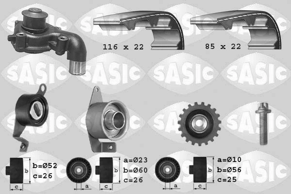 Water Pump & Timing Belt Kit